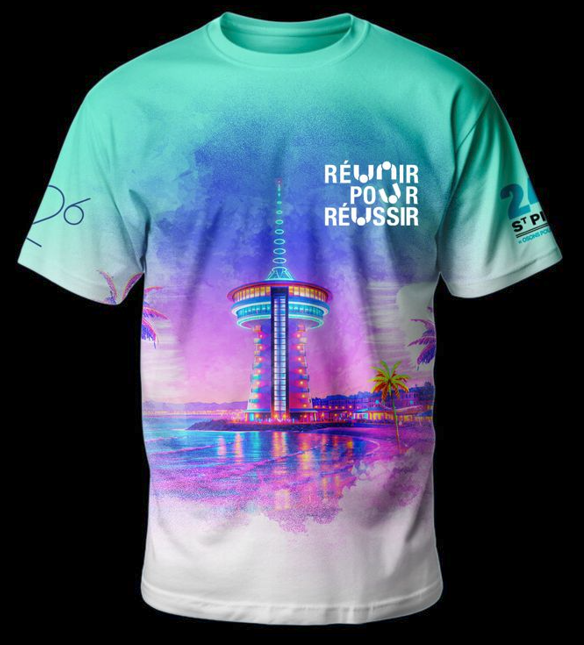 Maillot de Running Femme – Édition 2026 24h Saint-Pierre